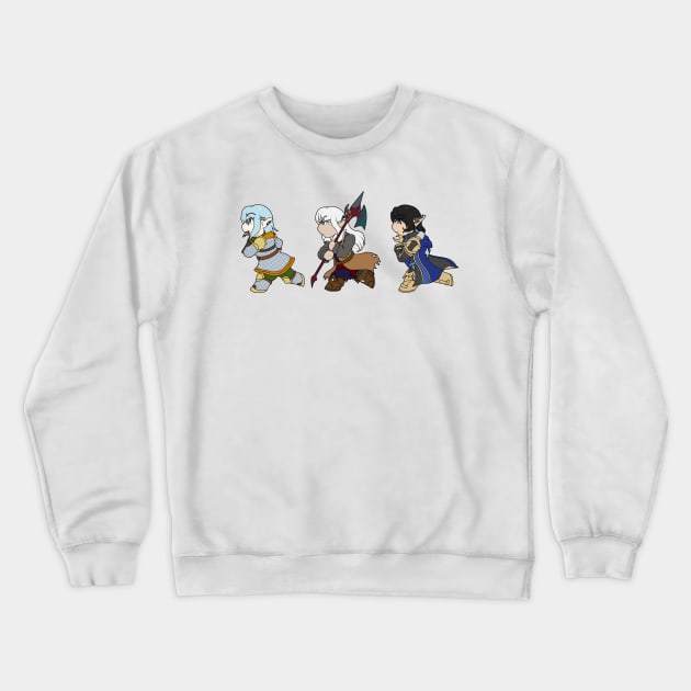 Bitty Elezens Crewneck Sweatshirt by amarysdesigns